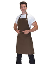Joseph Alan Canvas Bib Apron With Pocket — Khaki