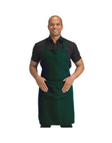 Dennys Recycled Bib Apron With Pocket — Bottle Green