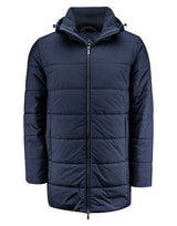 James Harvest Nordmont Long Jacket — Navy