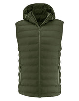 James Harvest Woodlake Heights Vest — Moss Green