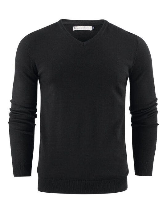 James Harvest Ashland V-Neck Knit Sweat