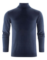 James Harvest Ashland Turtle Neck Knit — Navy