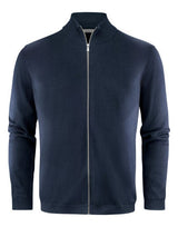 James Harvest Ashland Knitted Cardigan — Navy