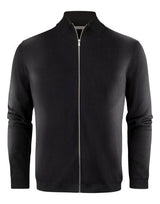 James Harvest Ashland Knitted Cardigan — Black