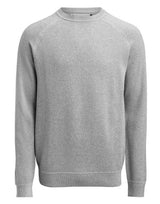 James Harvest Ashland Casual Knit Sweat — Grey Melange