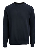 James Harvest Ashland Casual Knit Sweat — Navy