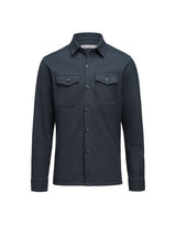 James Harvest Hicksville Overshirt — Navy