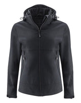 James Harvest Lodgetown Ladies Softshell — Black