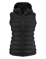 James Harvest Woodlake H Ladies Vest — Black