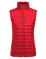 James Harvest Ladies Meadows Vest — Red