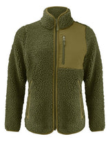 James Harvest Kingsley Ladies Fleece — Moss Green