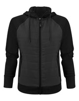 James Harvest Keyport Ladies Hood Sweat — Black