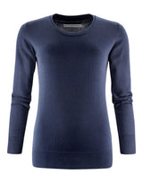James Harvest Ashland U-Neck Ladies Knit — Navy