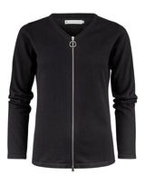 James Harvest Ladies Knitted Cardigan — Black