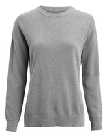 James Harvest Ladies Ashland Casual Knit — Grey Melange
