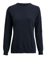 James Harvest Ladies Ashland Casual Knit — Navy