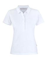James Harvest Sunset Ladies Polo — White