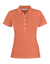 James Harvest Sunset Ladies Polo — Orange Vintage