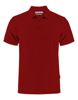 James Harvest Neptune Regular Polo — Dark Red