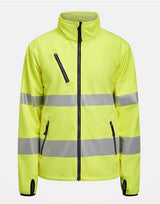 Jobman Softshell Jacket Hi-Vis — Yellow