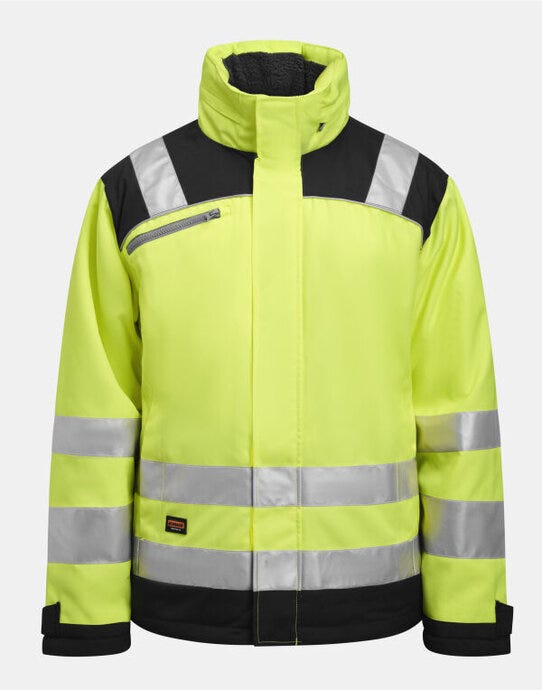 Jobman Winter Jacket Star Hi-Vis