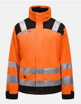 Jobman Winter Jacket Star Hi-Vis — Orange/Black