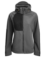 Jobman Women's Oxygen Softshell Jacket — Dark Grey/Black