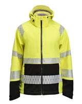 Jobman Softshell Jacket Hi-Vis — Yellow/Black