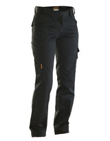 Jobman Womens Service Trousers Stretch — Black