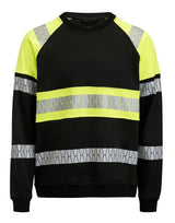 Jobman Sweatshirt Hi-Vis — Black/Yellow