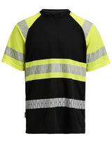 Jobman Hi-Vis T-Shirt — Black/Yellow