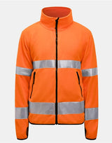 Jobman Fleece Jacket Hi-Vis — Orange