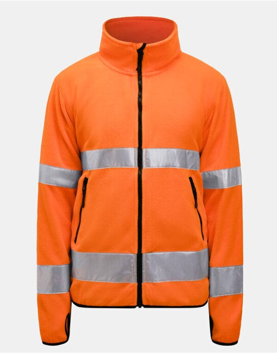 Jobman Fleece Jacket Hi-Vis