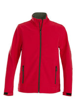 Printer Mens Trial Softshell Jacket — Red