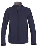 Printer Mens Trial Softshell Jacket — Navy