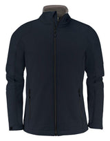 Printer Mens Trial Softshell Jacket — Dark Navy