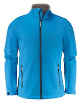 Printer Mens Trial Softshell Jacket — Ocean Blue