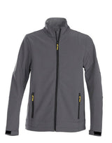 Printer Mens Trial Softshell Jacket — Steel Grey