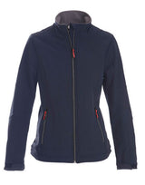 Printer Ladies Trial Softshell Jacket — Navy