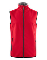 Printer Mens Trial Vest — Red