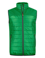 Printer Mens Expedition Vest — Fresh Green
