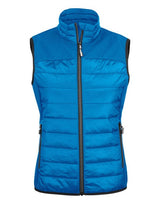 Printer Ladies Expedition Vest — Ocean Blue