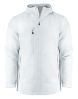 Printer Mens Hiker Jacket — White