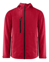 Printer Mens Hiker Jacket — Red