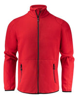 Printer Mens Speedway Fleece Jacket — Red