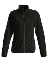 Printer Ladies Speedway Fleece Jacket — Black