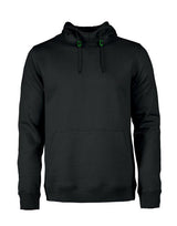 Printer Mens Fastpitch Hooded Sweater — Black