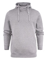 Printer Mens Fastpitch Hooded Sweater — Grey Melange