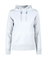 Printer Ladies Fastpitch Hooded Sweater — White
