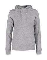 Printer Ladies Fastpitch Hooded Sweater — Grey Melange